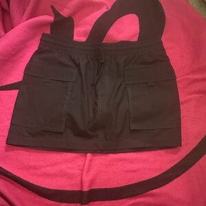 Black Wild Fable Cargo Skirt